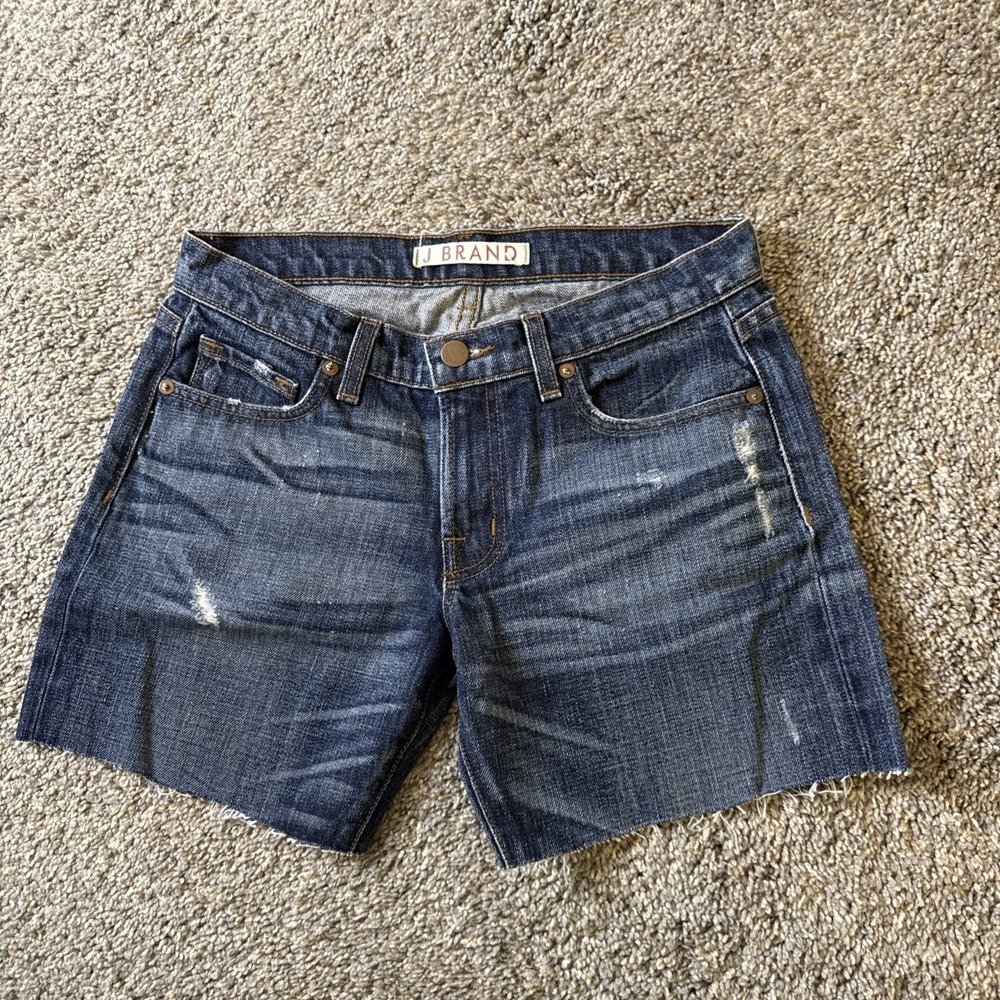J Brand Women's Denim Cutoff Shorts Blue Size 24
